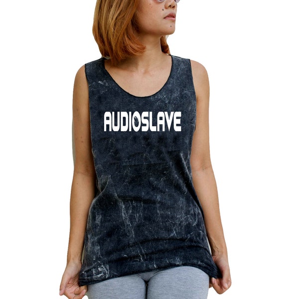 Audioslave // Gerader Schnitt // Tank-Top // Unterhemd // Weste // Ärmelloses T-Shirt // Acid Wash // Männer // Frauen // Unisex