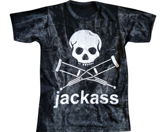 Jackass //  T-Shirt // Men's // Women's // Unisex // Acid Wash