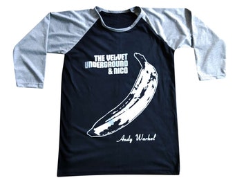 Andy Warhol // Raglan // 3/4 Sleeve // Baseball //  T-Shirt // Men's // Women's // Unisex