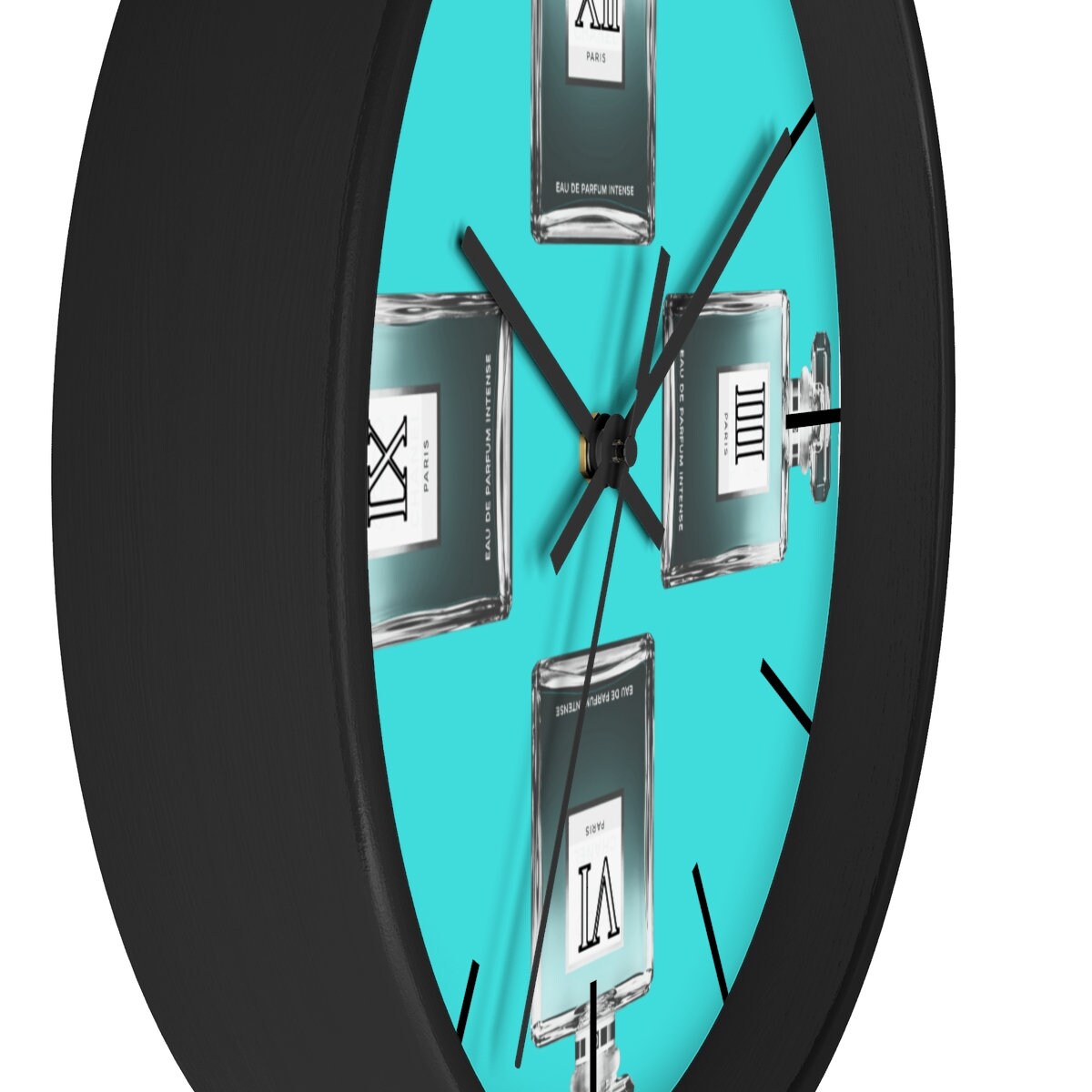 Teal Home Decor Teal Wall Clock Teal Coco Wall Decor Teal Etsy