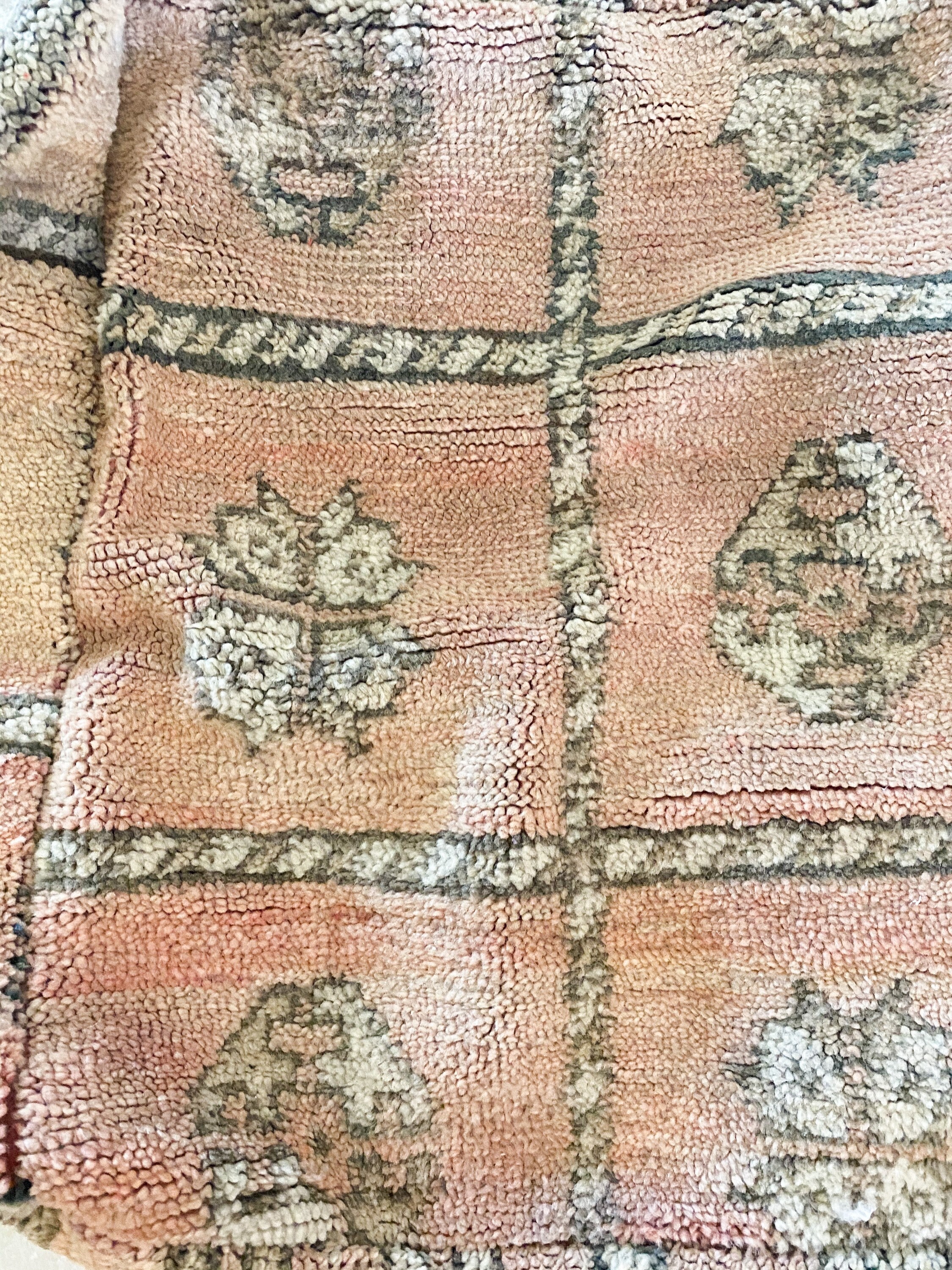 Marroquí boujaad vintage pouffe piso cojín otomano | Etsy