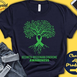 Beckwith Wiedemann Syndrome Shirt | BWS Awareness | Tree Of Life | Green Ribbon | Fighter | Warrior | Recovery  | Tank Hoodie | A2858