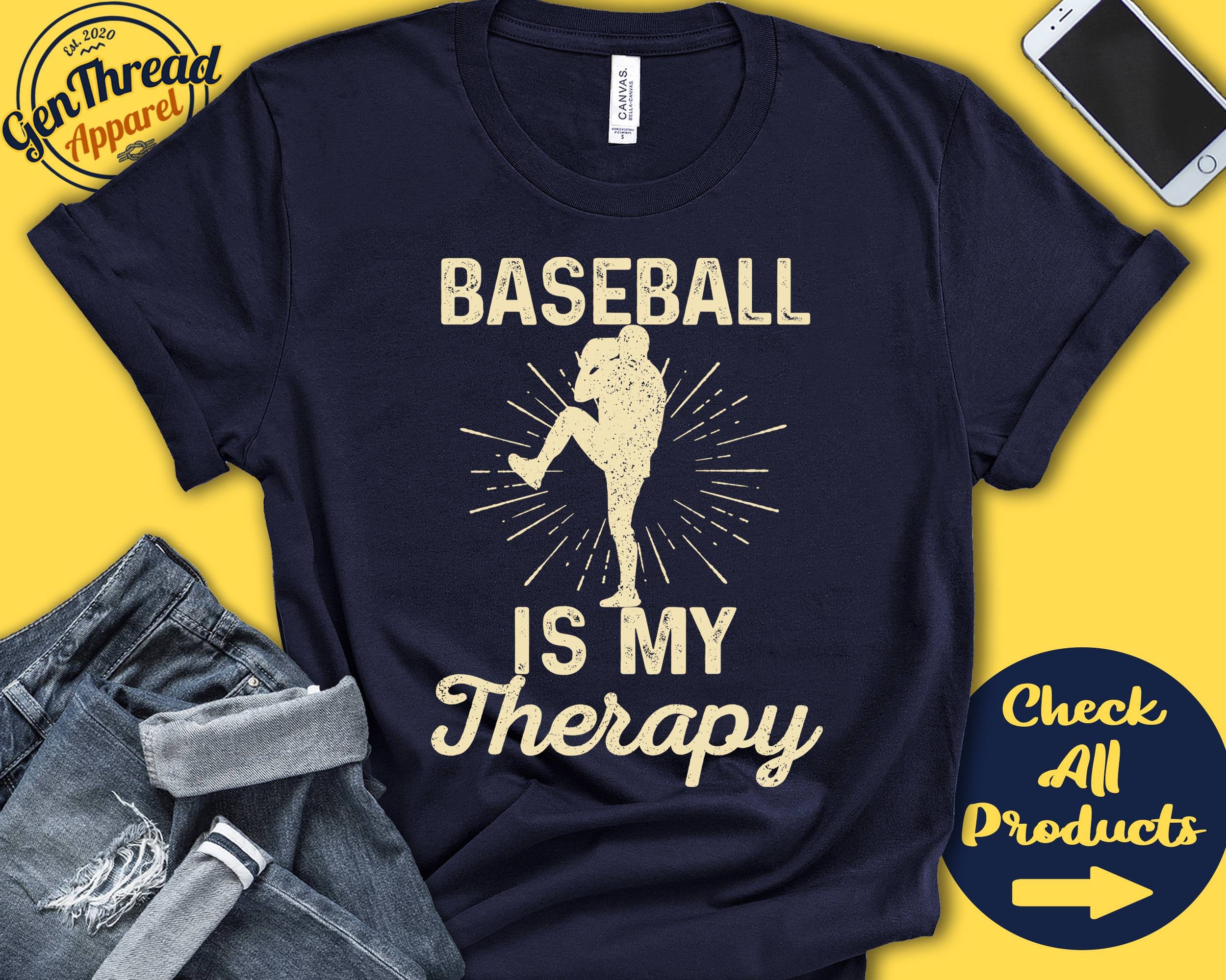 Vintage Baseball Fan T-Shirt – 'There Is No Crying In Baseball' Unisex Shirt For Women & Men - View #6