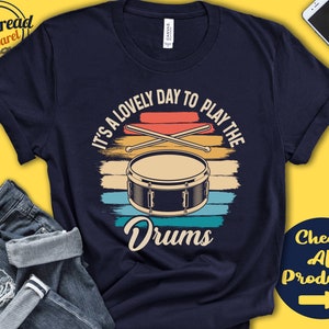 Snare Drum Player Shirt | Snare Drummer Gift | Drumming | Marching Band | Percussion | Music | Instrument | Lovely Day | Tank Hoodie | A2384