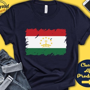 Tajikistan Flag Shirt | Gift For Tajik Gift | Proud Tajik Pride | Tajik Root | Central Asia Flag Country Shirt | Tank Hoodie | F0171