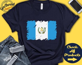 Guatemala Flag Shirt | Gift For Guatemalan Gift | Proud Guatemalan Pride | Central America Flag Country Shirt | Tank Hoodie | F0067