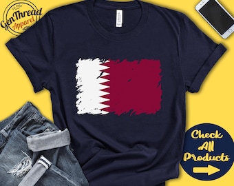 Qatar Flag Shirt | Gift For Qatari Gift | Proud Qatari Pride | Qatari Root | West Asia Flag Country Shirt | Tank Hoodie | F0139