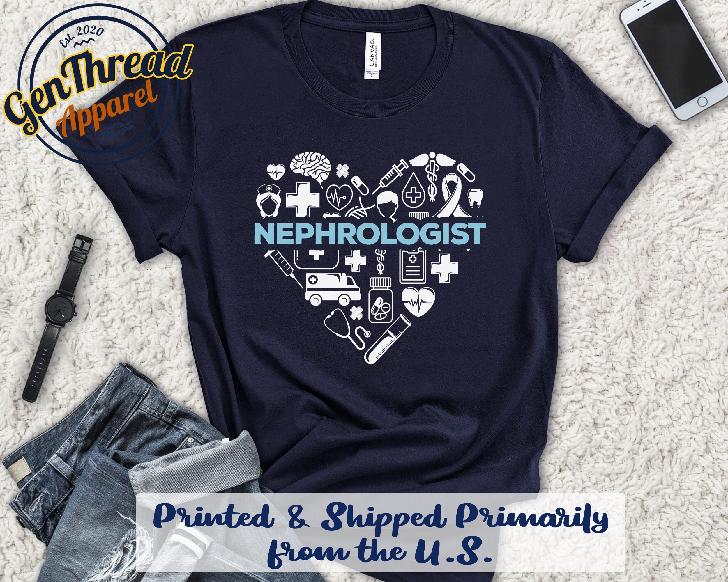 Nephrologist Shirt Nephrologist Gift Kidney Doctor Gift | Etsy