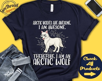 Arctic Wolf Shirt | Arctic Wolf Lover | Gift | Zoo | Zoologist | Mammalogy | Mammalogist | Funny Cool Awesome Animal | Tank Hoodie | A3203