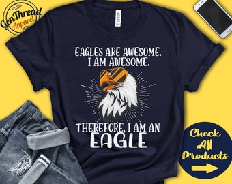 Eagle Shirt | Eagle Lover | Gift | Zoo | Zoologist | Ornithology | Ornithologist | Funny Cool Awesome Animal | Tank Hoodie | A3034