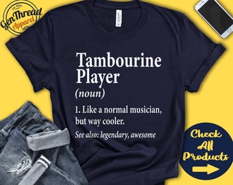 Tamboerijnshirt | Tamboerijncadeau | Tamboerijnspeler | Timbral | Percussiemuziekinstrument | Muzikantdefinitie | Tanktop met capuchon | A2627