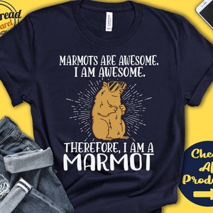 Marmot Shirt | Marmot Lover | Gift | Zoo | Zoologist | Rodentology | Rodentologist | Funny Cool Awesome Animal | Tank Hoodie | A3280