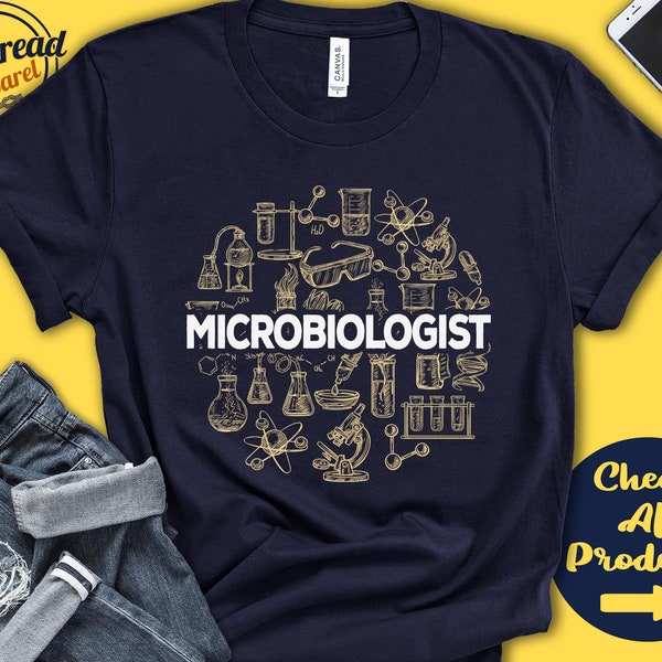 Microbiologist Gift | Microbiologist Shirt | Microbiology | Microbiologist Grad | Microbiology Teacher | Scientist | Tank | Hoodie | A0232