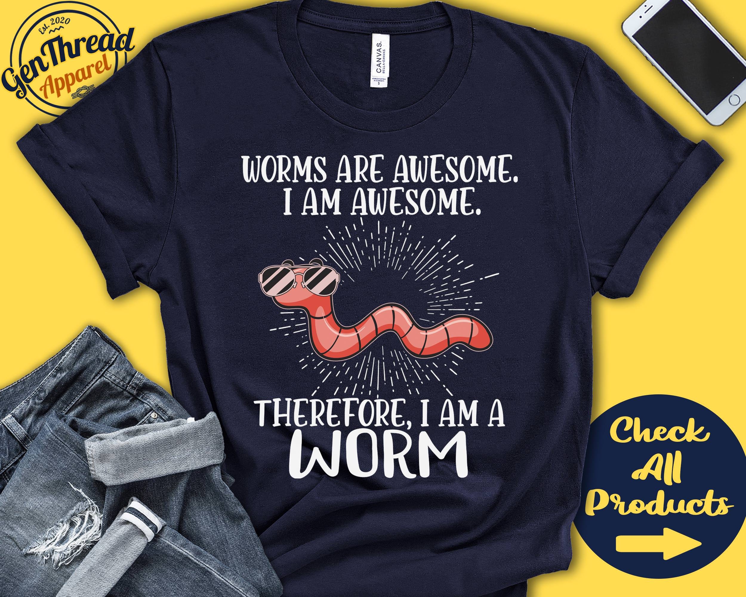 Worm Shirt | Worm Lover | Gift | Zoo | Zoologist