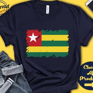 Togo Flag Shirt | Gift For Togolese Gift | Proud Togolese Pride | Togolese Root | West Africa Flag Country Shirt | Tank Hoodie | F0174