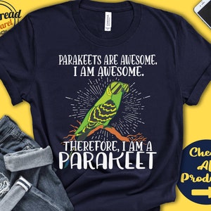 Parakeet Shirt | Parakeet Lover | Gift | Zoo | Zoologist | Ornithology | Ornithologist | Funny Cool Awesome Animal | Tank Hoodie | A3057