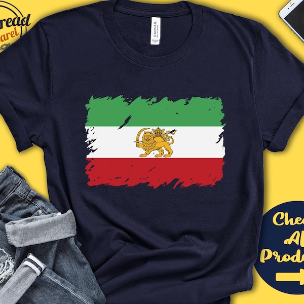 Shirt met vlag van Iran | Cadeau voor Iraans cadeau | Trotse Iraanse trots | Iraanse wortel | Shirt van het land van de vlag van Zuid-Azië | Tankhoodie | F0078