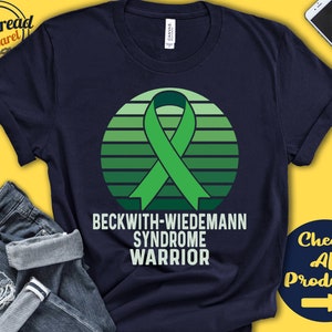 Beckwith Wiedemann Syndrome Shirt | BWS Awareness | Green Ribbon | Warrior | Fighter | Surgery | Recovery | Tank Hoodie | A1277