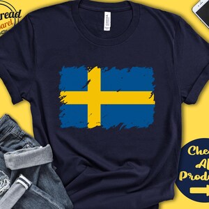 Sweden Flag Shirt | Gift For Swedish Gift | Proud Swedish Pride | Swedish Root | European Union Flag Country Shirt | Tank Hoodie | F0167
