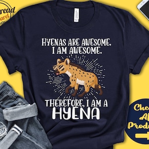Hyäne Shirt | Hyäne Liebhaber | Geschenk | Tiergarten | Zoologe | Milchkännchen | Mammaloge | Lustig cooles tolles Tier | Tank Hoodie | A3215