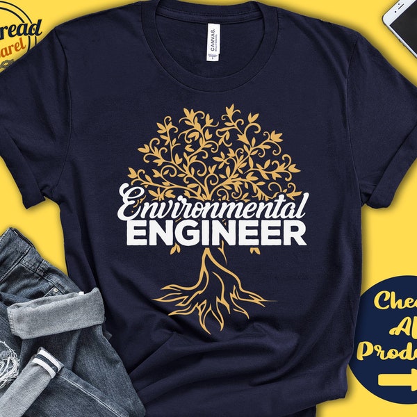 Environmental Engineer | Environmental Shirt | Tree Shirt | Graduation Gift | Environmental Grad | Environmentalist |  Tank | Hoodie | A0246