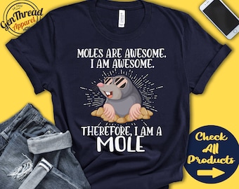 Mole Shirt | Mole Lover | Gift | Zoo | Zoologist | Mammalogy | Mammalogist | Funny Cool Awesome Animal | Tank Hoodie | A3220