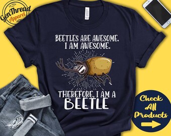 Beetle Shirt | Beetle Lover | Gift | Zoo | Zoologist | Entomology | Entomologist | Funny Cool Awesome Animal | Tank Hoodie | A3117
