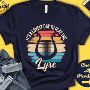 Lyre Player Shirt | Lyre Player Gift | Greek Lyre | Stringed | Musician | Music | Instrument | Lovely Day | Tank Hoodie | A2402
