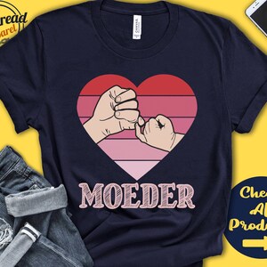 Moeder Shirt | Moeder Gift | Heart Shirt | Soon To Be Mom Gift | Moeder Mothers Day | Pinky Swear | Pinky Promise | Tank | Hoodie | A0654