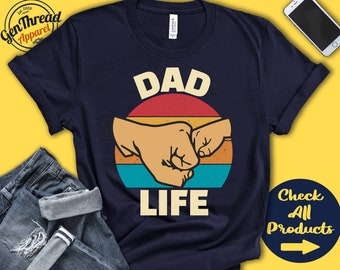 Dad Life Shirt | Dad Life Gift | New Dad Shirt | New Dad Announcement | Dad Life Outfit | First Time Dad | Tank | Hoodie | A0620