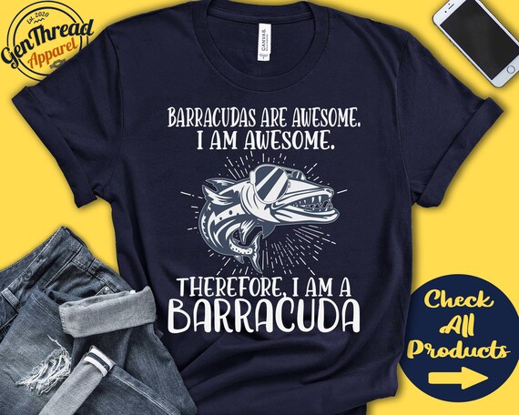 Barracuda Shirt Barracuda Lover Gift Zoo Zoologist Ichthyology