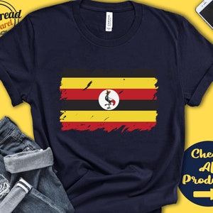 Uganda Flag Shirt | Gift For Ugandan Gift | Proud Ugandan Pride | Ugandan Root | Eastern Africa Flag Country Shirt | Tank Hoodie | F0181