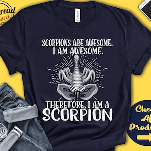 Camiseta de escorpión / Amante de los escorpiones / Regalo / Zoológico / Zoólogo / Aracnólogo / Animal divertido y genial / Sudadera sin mangas / A3022