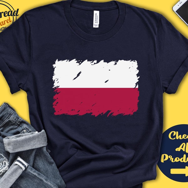 Poland Flag Shirt | Gift For Polish Gift | Proud Polish Pride | Polish Root | European Union Flag Country Shirt | Tank Hoodie | F0136