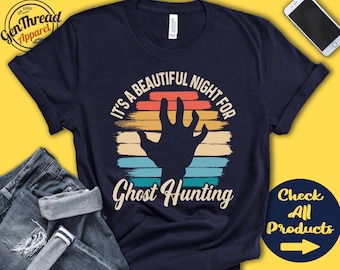 Shirt voor spokenjacht | Cadeau voor spokenjager | Paranormaal | Bovennatuurlijk avontuur | Prachtig retro-nachthemd voor hobby's | Tanktop met capuchon | A2280