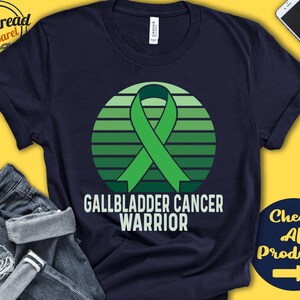 Gallbladder Cancer Shirt | Gallbladder Cancer Awareness | Green Ribbon | Warrior | Fighter | Surgery | Recovery | Tank Hoodie | A1260