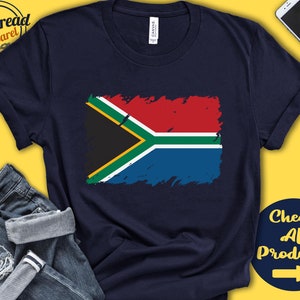 South Africa Flag Shirt | For South African Gift | Proud South African Pride | Afrikaans Shirt Country Shirt | Tank Hoodie | F0159