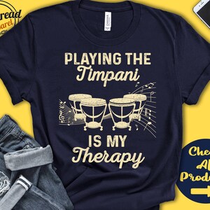 Timpani Player Shirt | Timpani Gift | Timpani Women | Percussion | Musician | Music | Instrument | My Therapy | Tank Hoodie | A2472