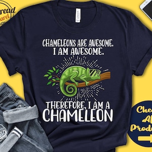 Chameleon Shirt | Chameleon Lover | Gift | Zoo | Zoologist | Herpetology | Herpetologist | Funny Cool Awesome Animal | Tank Hoodie | A3266