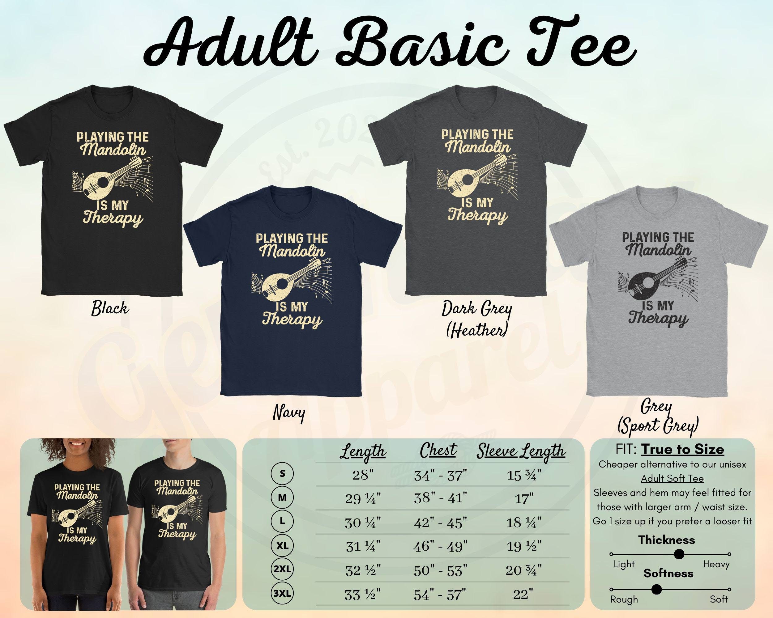 Maglietta Mandolino E Bluegrass Music - T-Shirt Per Musicisti E Appassionati Di Musica Country | Design Strumento Musicale - Foto 3