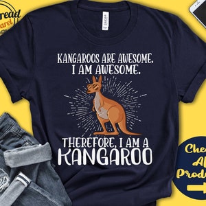 Kangaroo Shirt | Kangaroo Lover | Gift | Zoo | Zoologist | Zoology | Mammalogist | Funny Cool Awesome Animal | Tank Hoodie | A3174