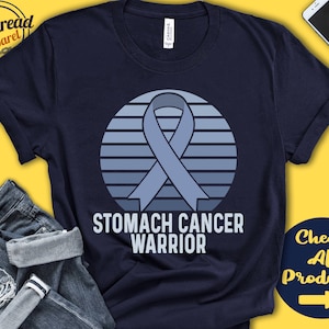 Stomach Cancer Shirt | Stomach Cancer Awareness | Perwinkle Ribbon | Warrior | Fighter | Surgery | Recovery | Tank Hoodie | A1465
