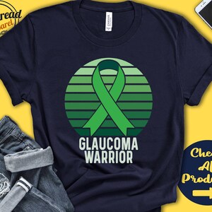 Glaucoma Shirt | Glaucoma Awareness | Green Ribbon | Warrior | Fighter | Surgery | Recovery | Tank Hoodie | A1262