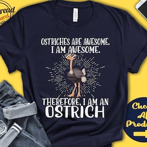 Ostrich Shirt | Ostrich Lover | Gift | Zoo | Zoologist | Ornithology | Ornithologist | Funny Cool Awesome Animal | Tank Hoodie | A3056