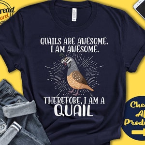 Quail Shirt | Quail Lover | Gift | Zoo | Zoologist | Ornithology | Ornithologist | Funny Cool Awesome Animal | Tank Hoodie | A3062