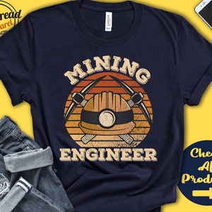 Mining Engineer Grudge Sunset Shirt | Mining Enginner Gift | Best Mining Engineer | Graduation Gift | Future Engineer | Tank Hoodie | A0244