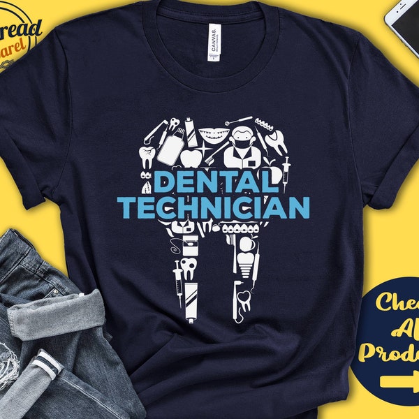 Zahntechniker Geschenk | Zahntechnisches Labor | Zahntechniker Shirt | Zahntechniker Geschenk Zahnmedizin-Student | Zahn Shirt | TankTop | Hoodie | A0256