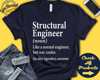 Structural Engineer Shirt | Structural Engineer Engineer Gift | Foreman Shirt | Engineering Graduate | Tank Top | Hoodie | A0482
