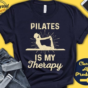 Pilates Shirt | Gift For Pilates Gift | Pilates Instructor | Pilates Top | Tee | Hobby Is My Therapy | Tank Hoodie | A2302