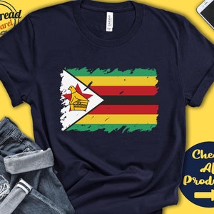 Zimbabwe Flag Shirt | Gift For Zimbabwean Gift | Proud Zimbabwean Pride | East Africa Flag Country Shirt | Tank Hoodie | F0193